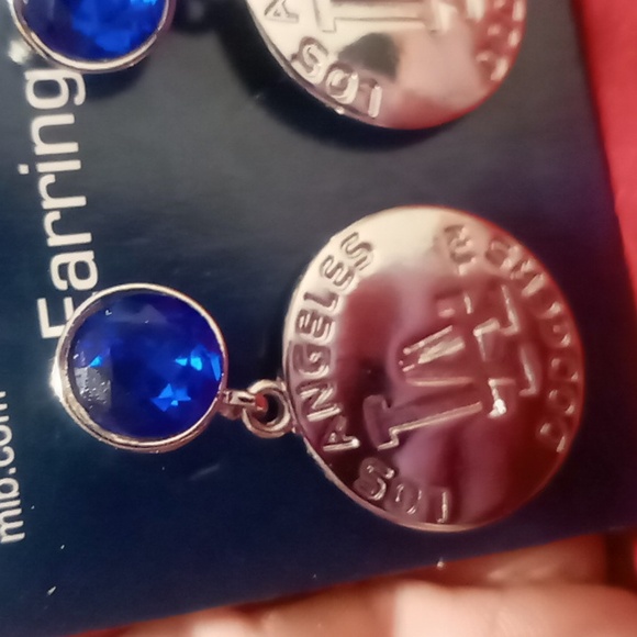 Los Angeles dodgers MLB Earrings. Jewelry Major League baseball - Picture 5 of 5